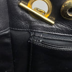 Chanel Tote CC Logo Quilted Leather Black — view 8