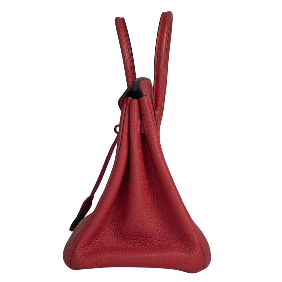 Hermes Birkin 25 Handbag Togo Rouge Pivoine — view 2