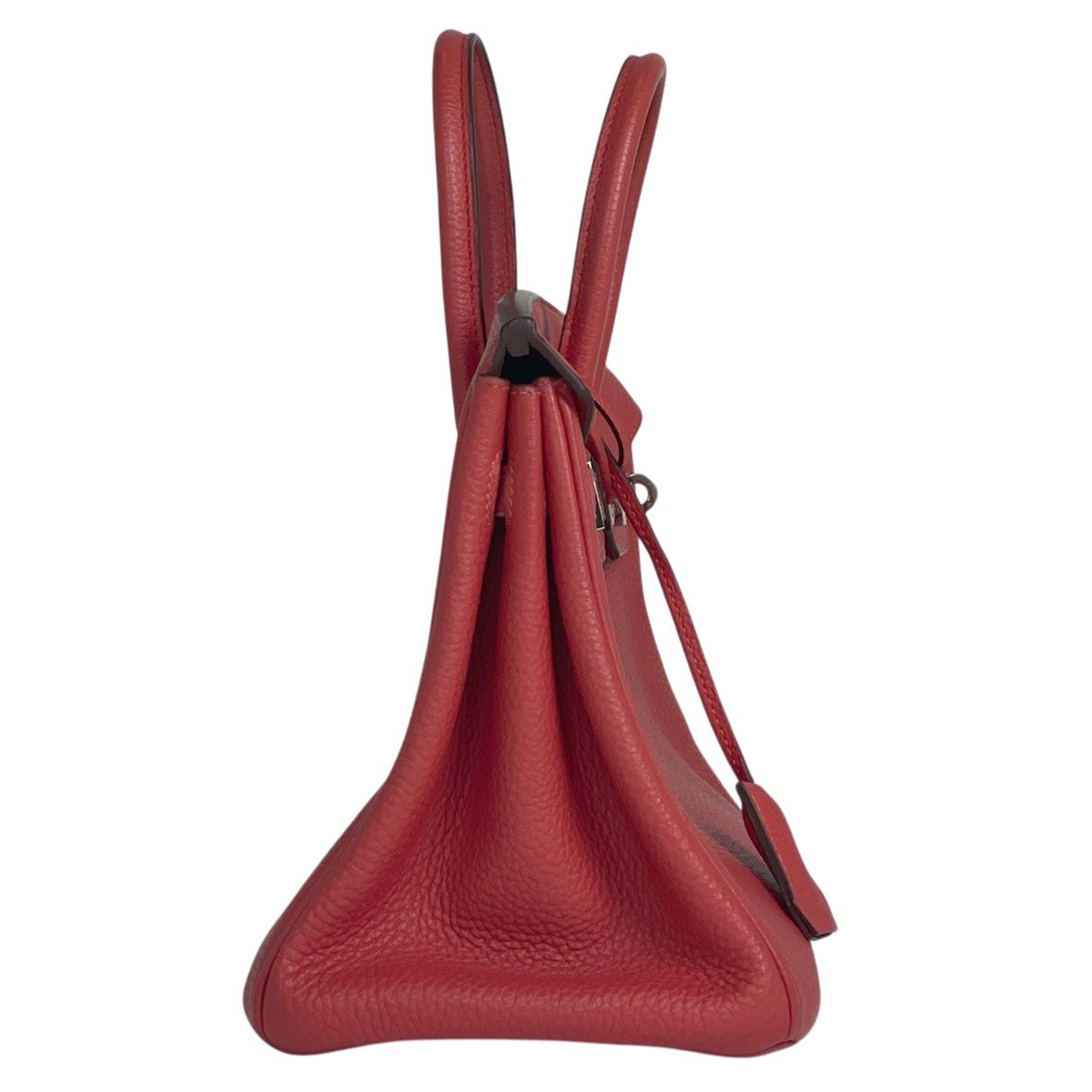 Hermes Birkin 25 Handbag Togo Rouge Pivoine — view 4