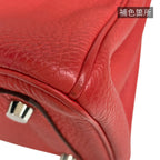 Hermes Birkin 25 Handbag Togo Rouge Pivoine — view 6