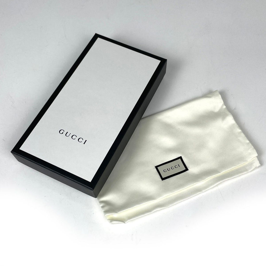 Gucci GG Marmont Zip Around Wallet Double Leather Red Multicolor — view 7