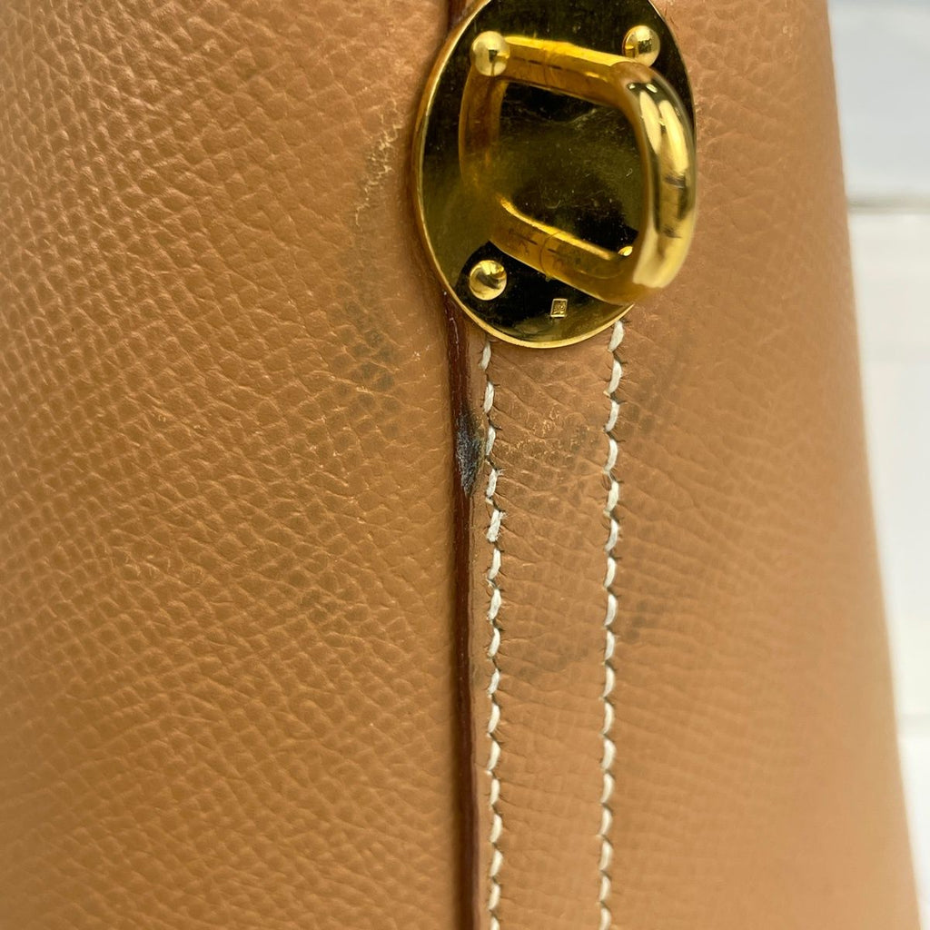 Hermes Bolide 35 Handbag Courchevel Natural — view 8