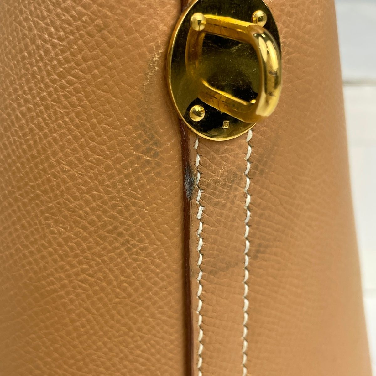 Hermes Bolide 35 Handbag Courchevel Natural — view 8