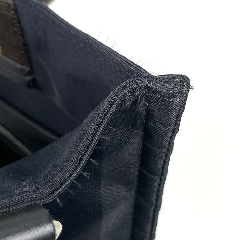 Fendi Tote Pecan Pattern 2-Way Nylon Black — view 4