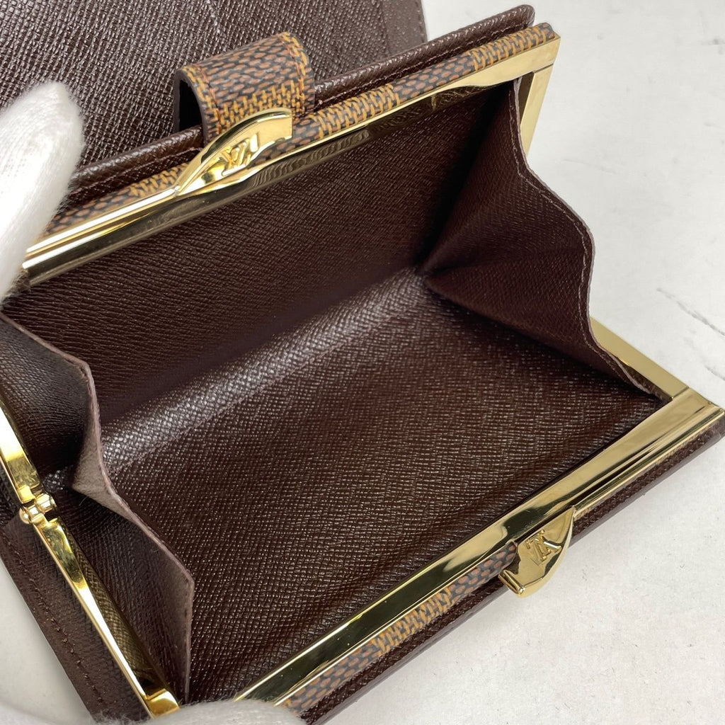 Louis Vuitton Porte-Monnaie Billets Viennois Bifold Wallet Damier Brown — view 6