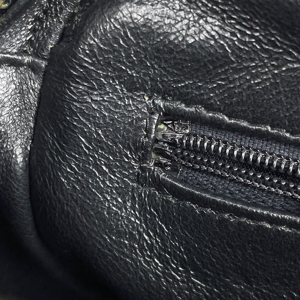 Chanel Shoulder Bag CC Logo Quilted Fringe Tassel Leather Black — view 8