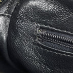 Chanel Shoulder Bag CC Logo Quilted Fringe Tassel Leather Black — view 8