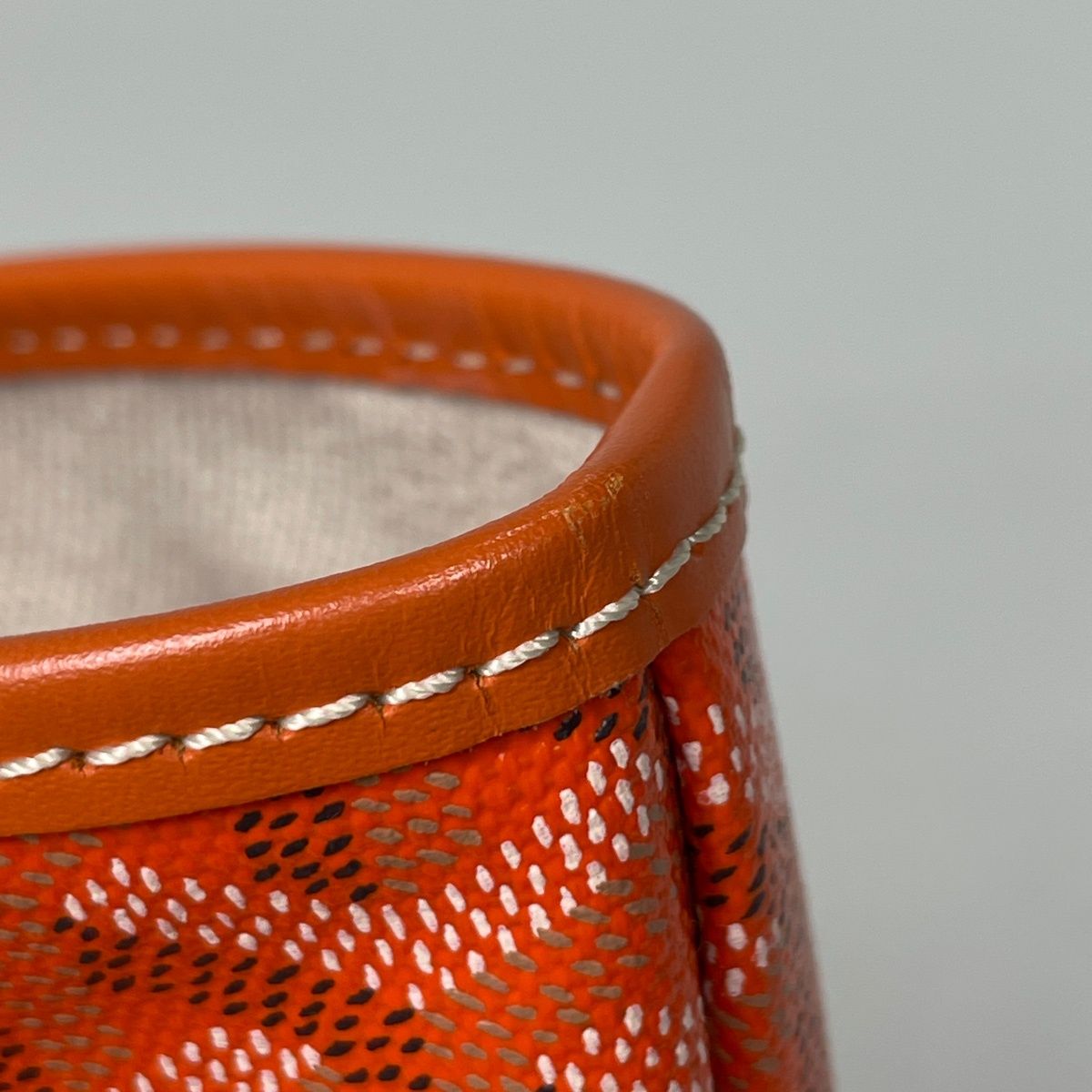 Goyard Saint Louis PM Tote Reversible All Over Pattern Orange — view 4