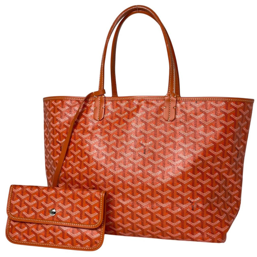 Goyard Saint Louis PM Tote Reversible All Over Pattern Orange