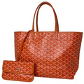 Goyard Saint Louis PM Tote Reversible All Over Pattern Orange