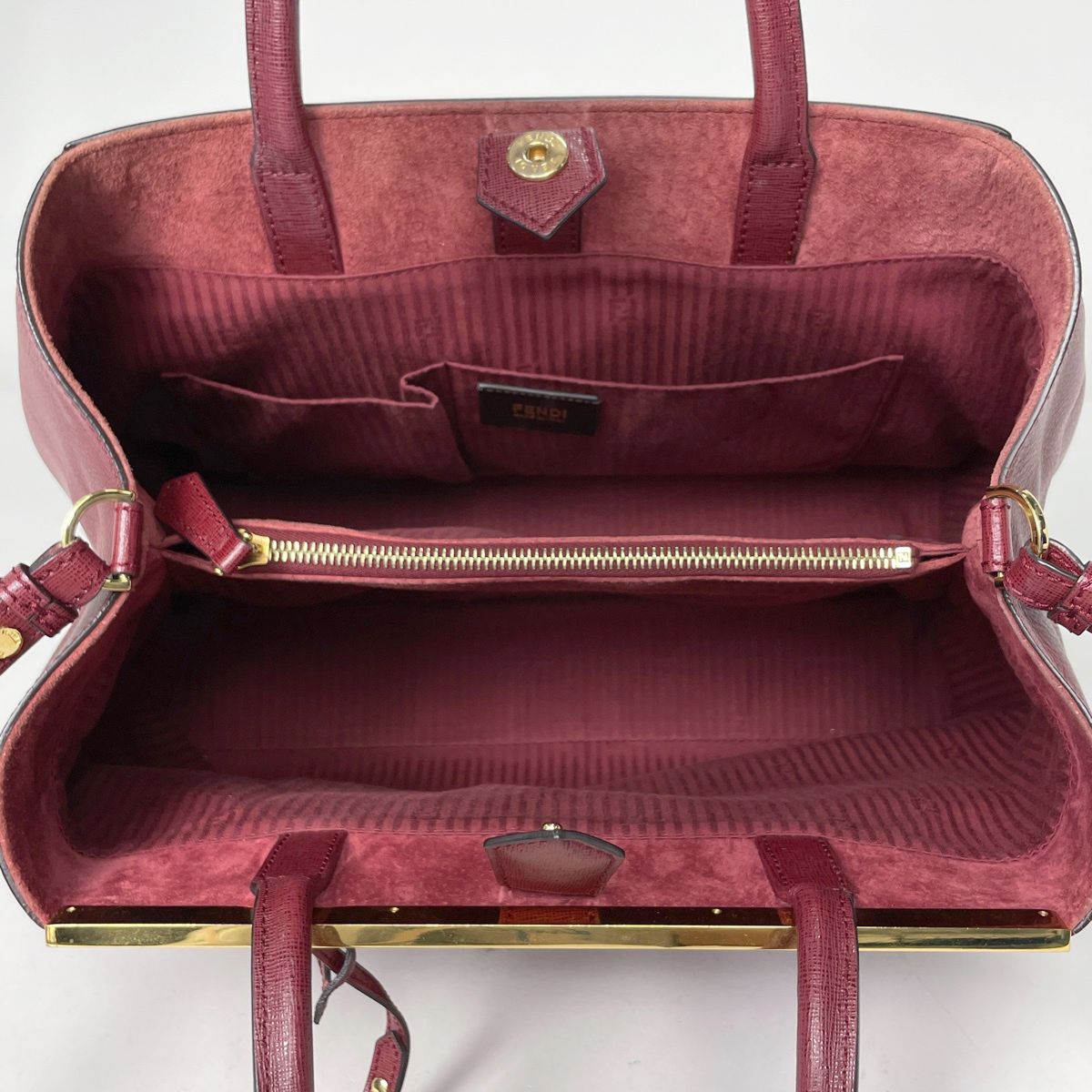 Fendi Toujour Handbag 2-Way Leather — view 7