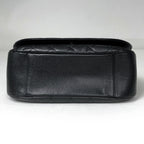 Chanel Shoulder Bag CC Logo Quilted Caviar Leather Black — view 5