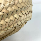 Celine Classic Pannier Tote Basket 2-Way Raffia Natural Brown — view 3