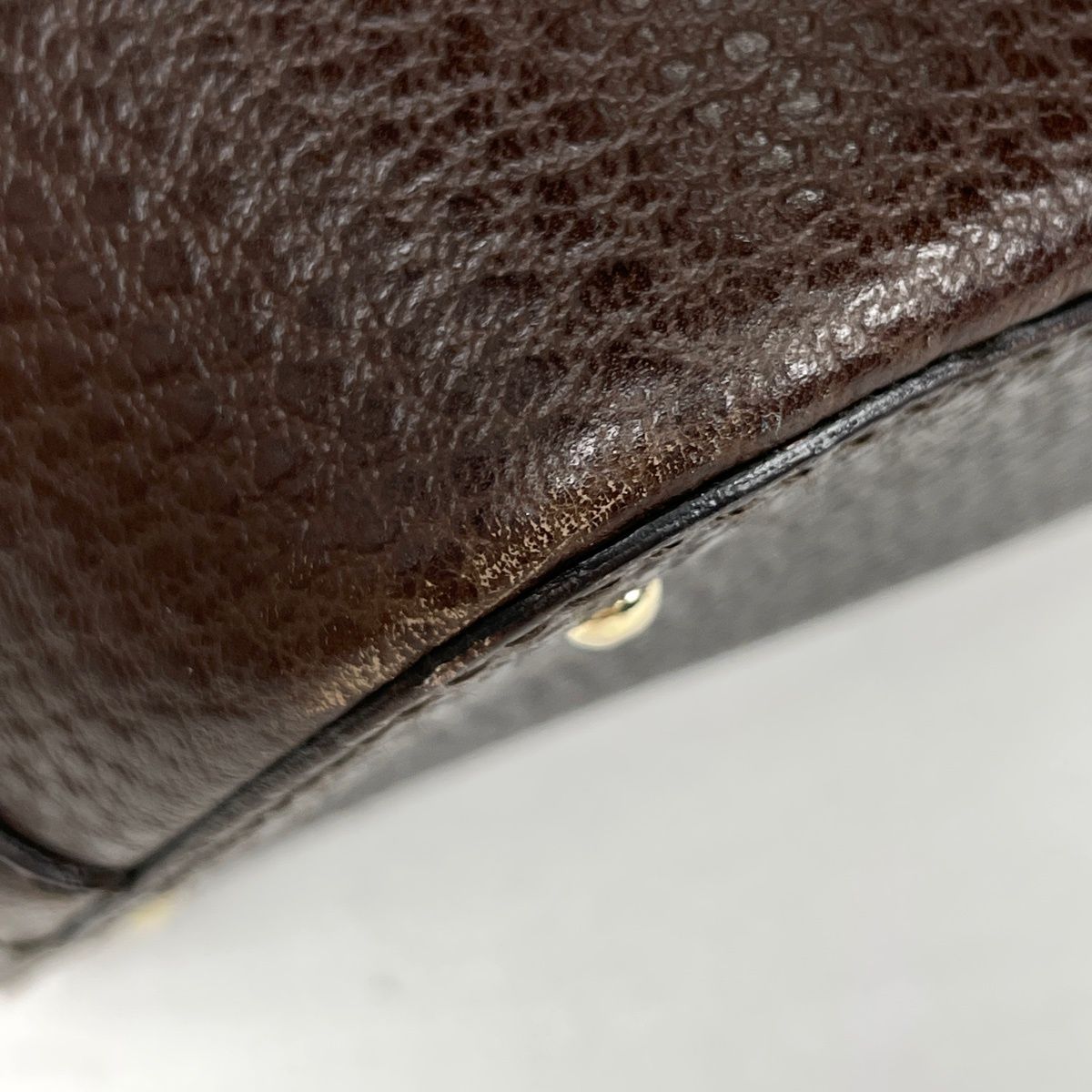 Gucci Horsebit Tote Leather Brown — view 3