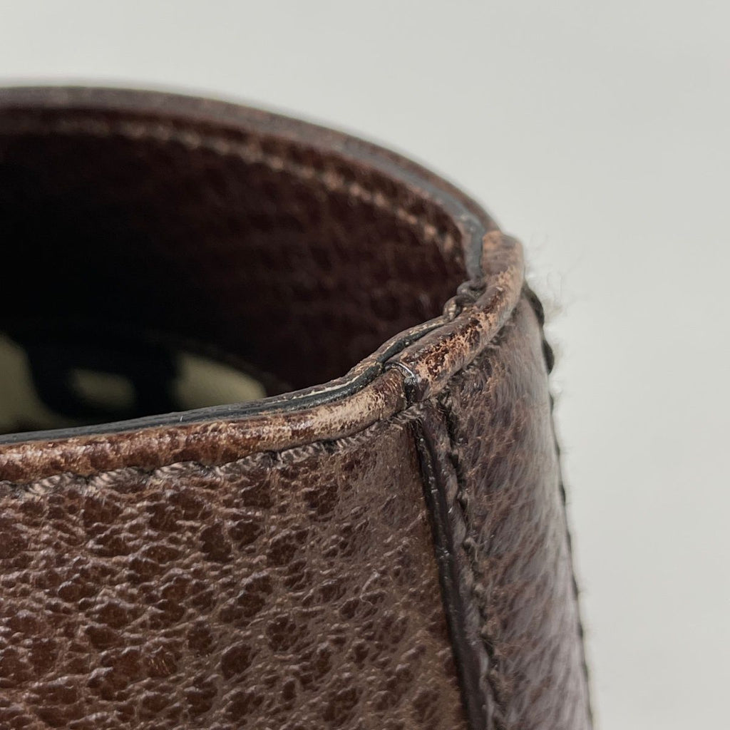 Gucci Horsebit Tote Leather Brown — view 4