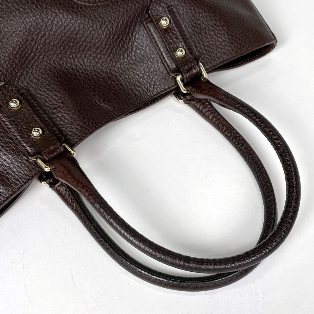 Gucci Horsebit Tote Leather Brown — view 6