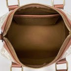 Celine Triomphe Small Boston Handbag 2-Way Beige Brown — view 8
