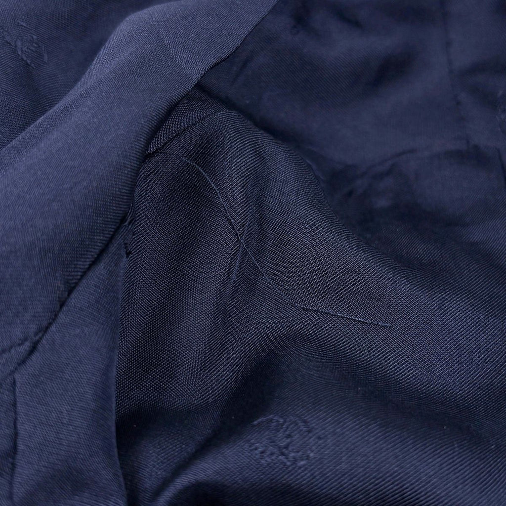 Chanel CC Logo Button Tailored Jacket Outer Wool Navy — view 5