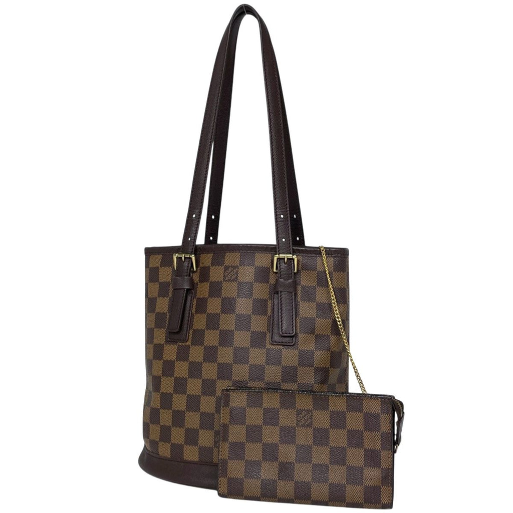 Louis Vuitton Marais Handbag Shoulder Damier Brown