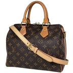 Louis Vuitton Speedy Bandouliere 25 Handbag 2-Way Monogram Brown