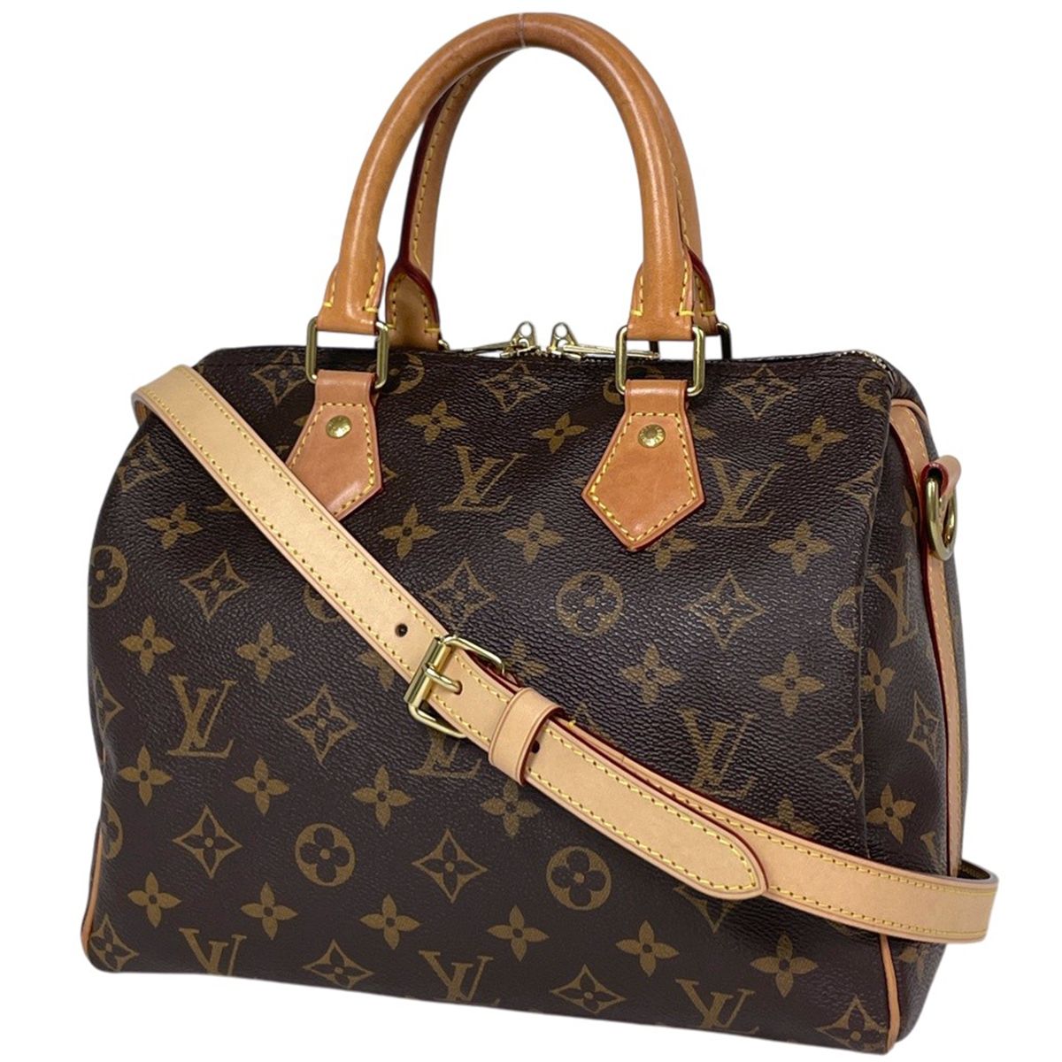 Louis Vuitton Speedy Bandouliere 25 Handbag 2-Way Monogram Brown