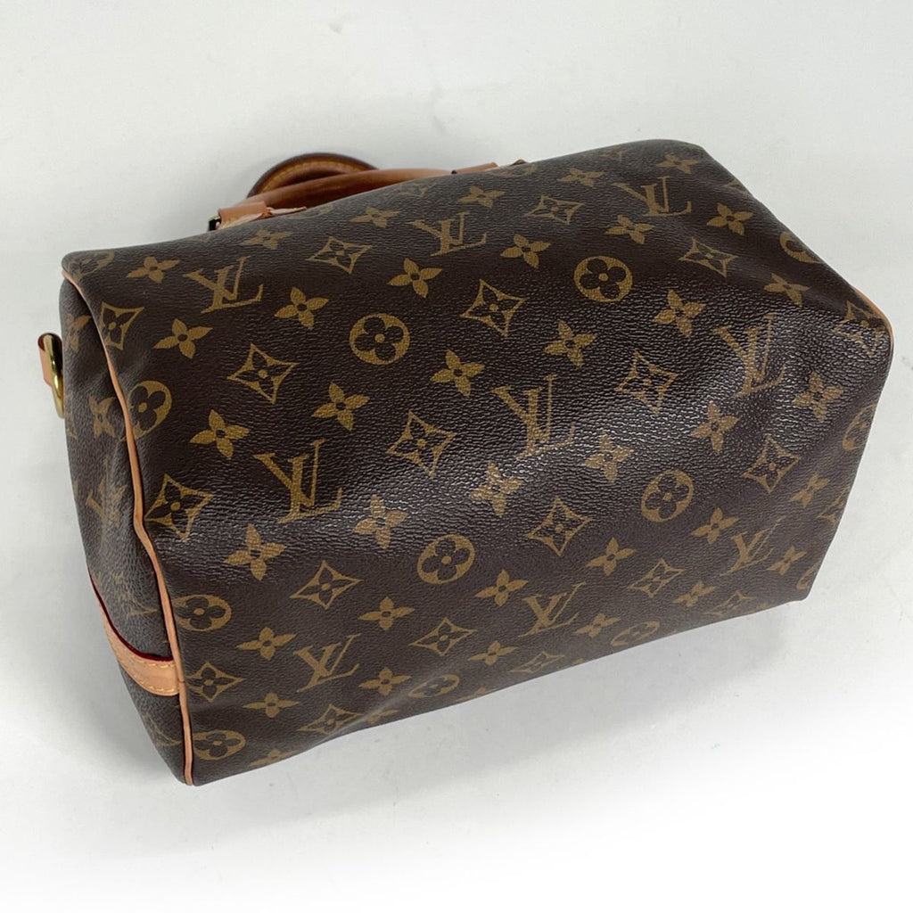 Louis Vuitton Speedy Bandouliere 25 Handbag 2-Way Monogram Brown — view 2