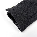 Chanel Tweed Jacket Short Length Wool Black — view 5