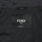 Fendi Zucca Pattern Jacket Bomber Polyester Black — view 8