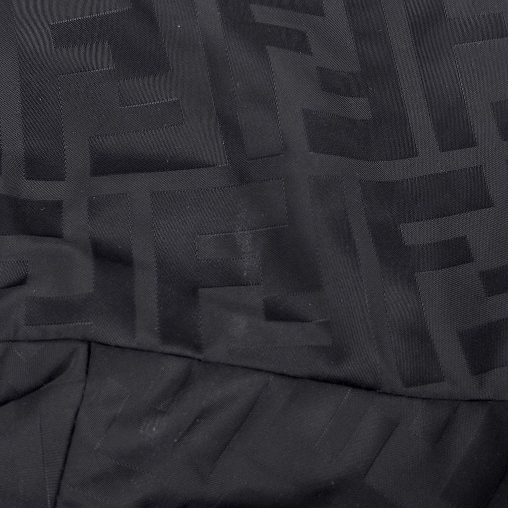Fendi Zucca Pattern Jacket Bomber Polyester Black — view 6