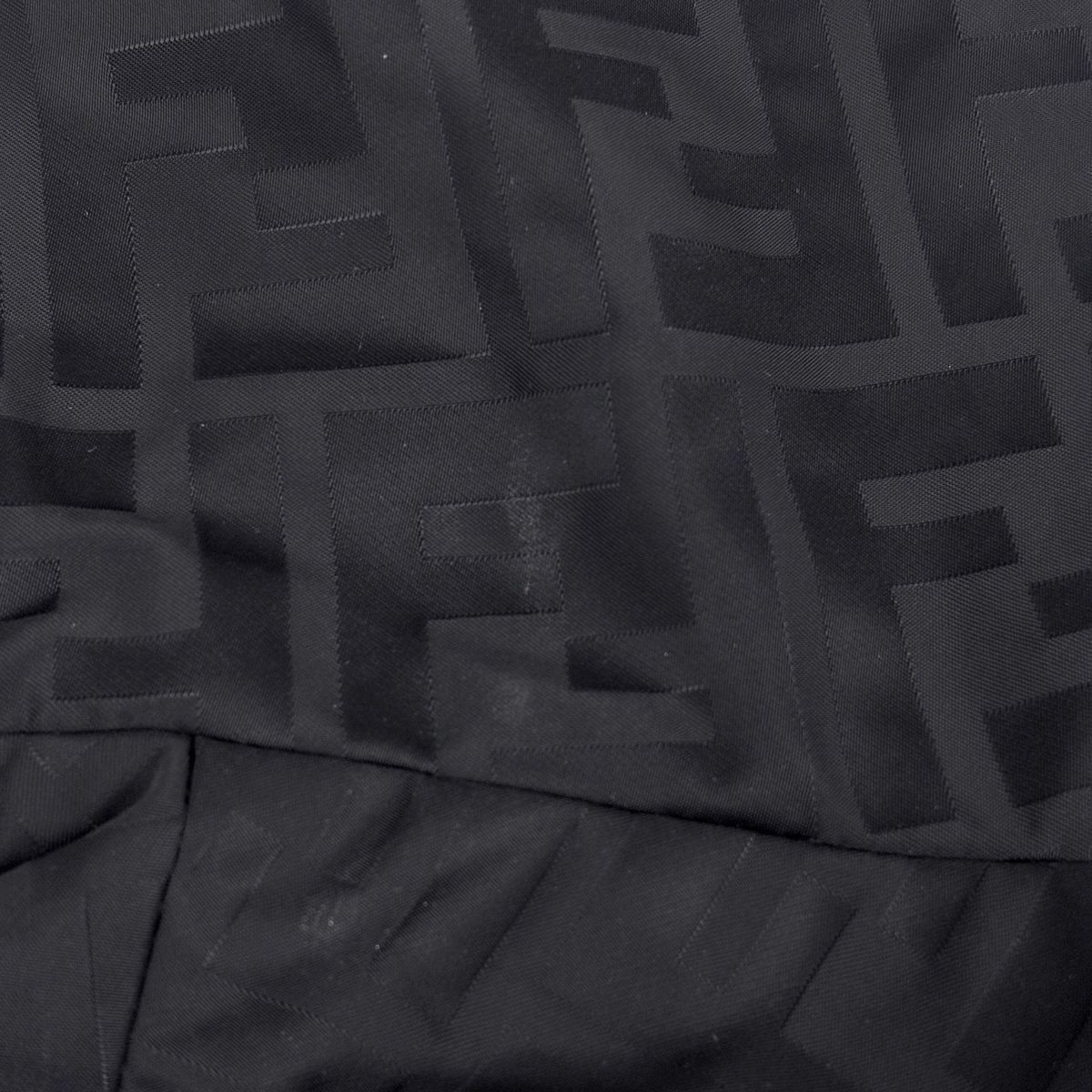 Fendi Zucca Pattern Jacket Bomber Polyester Black — view 6