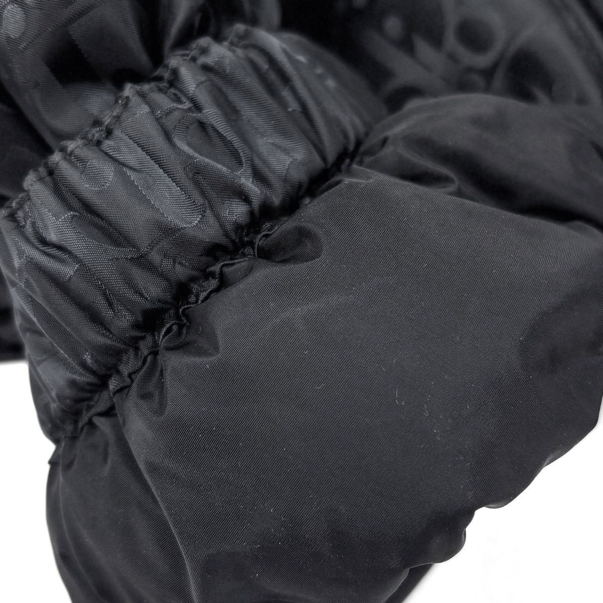 Dior Oblique Down Jacket Trotter Pattern Black — view 4