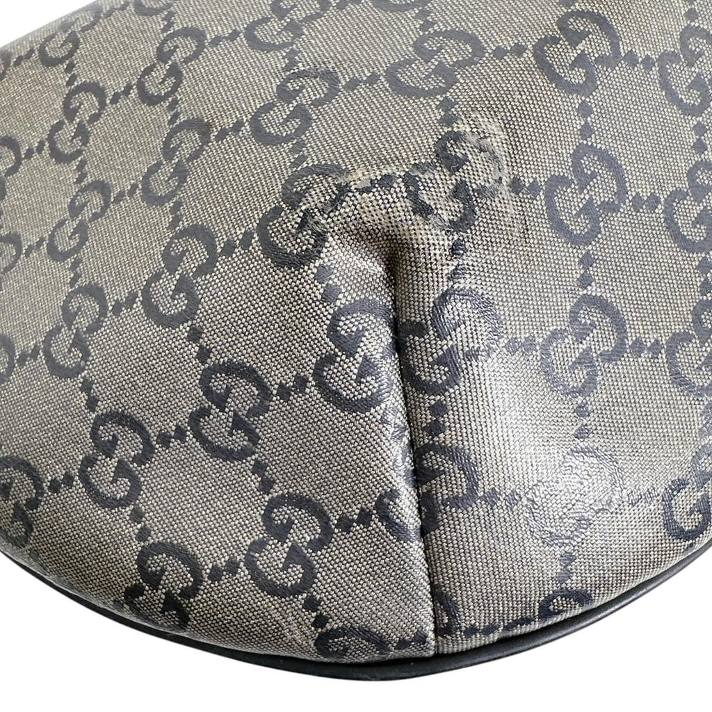 Gucci Square Coating GG Crystal Shoulder Bag Black Gold — view 6