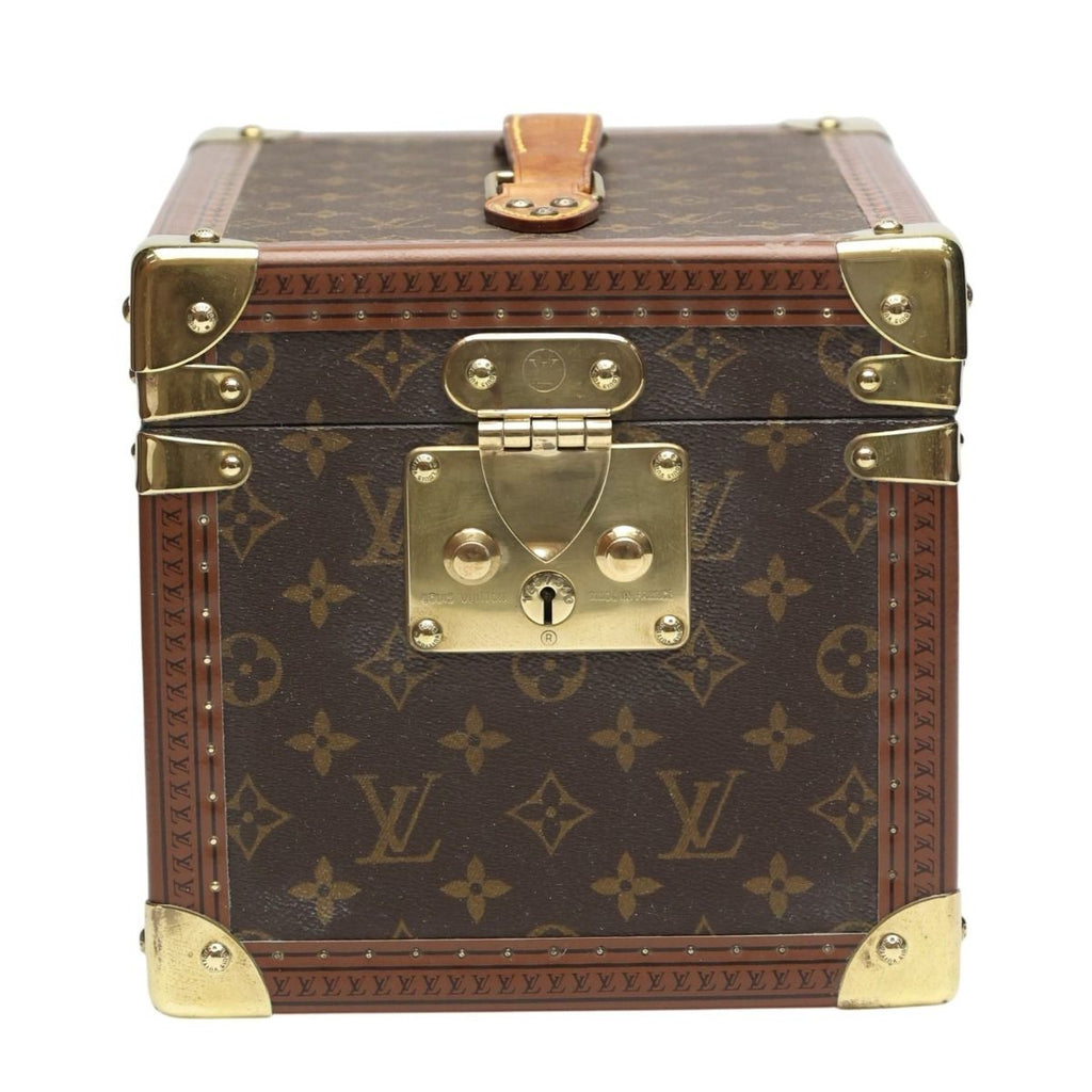 Louis Vuitton Monogram Makeup Case Boite Flacon Bag Brown