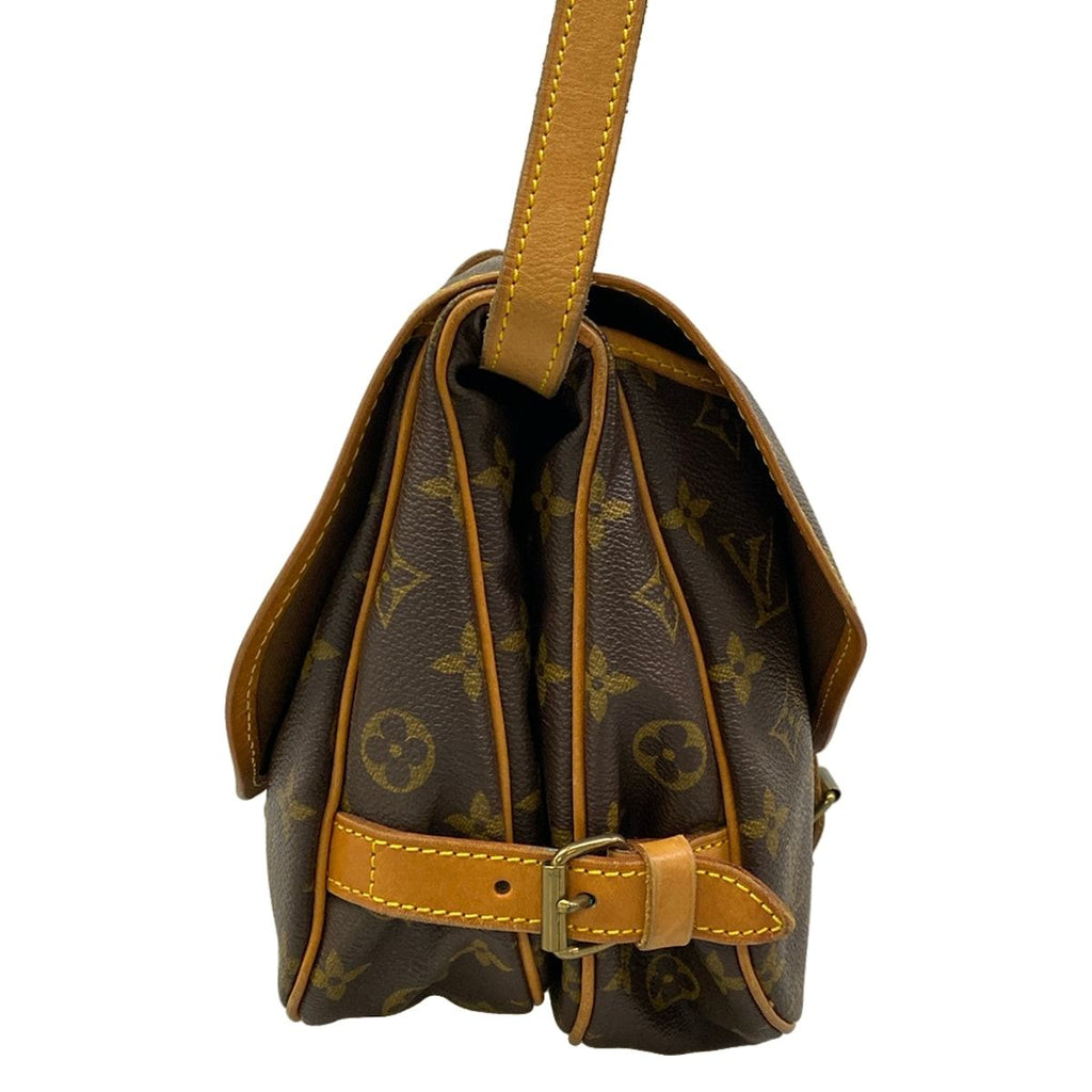 Louis Vuitton Shoulder Bag Monogram Saumur 30 Screw Removal — view 2