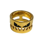 Fendi Ring L Monster Star Bugs Gold Black — view 4