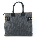 Dior Handbag Trotter Logo Denim Leather Blue — view 2