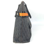 Dior Handbag Trotter Logo Denim Leather Blue — view 4