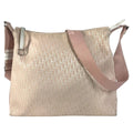 Dior Shoulder Bag Trotter Logo Canvas Leather Pink