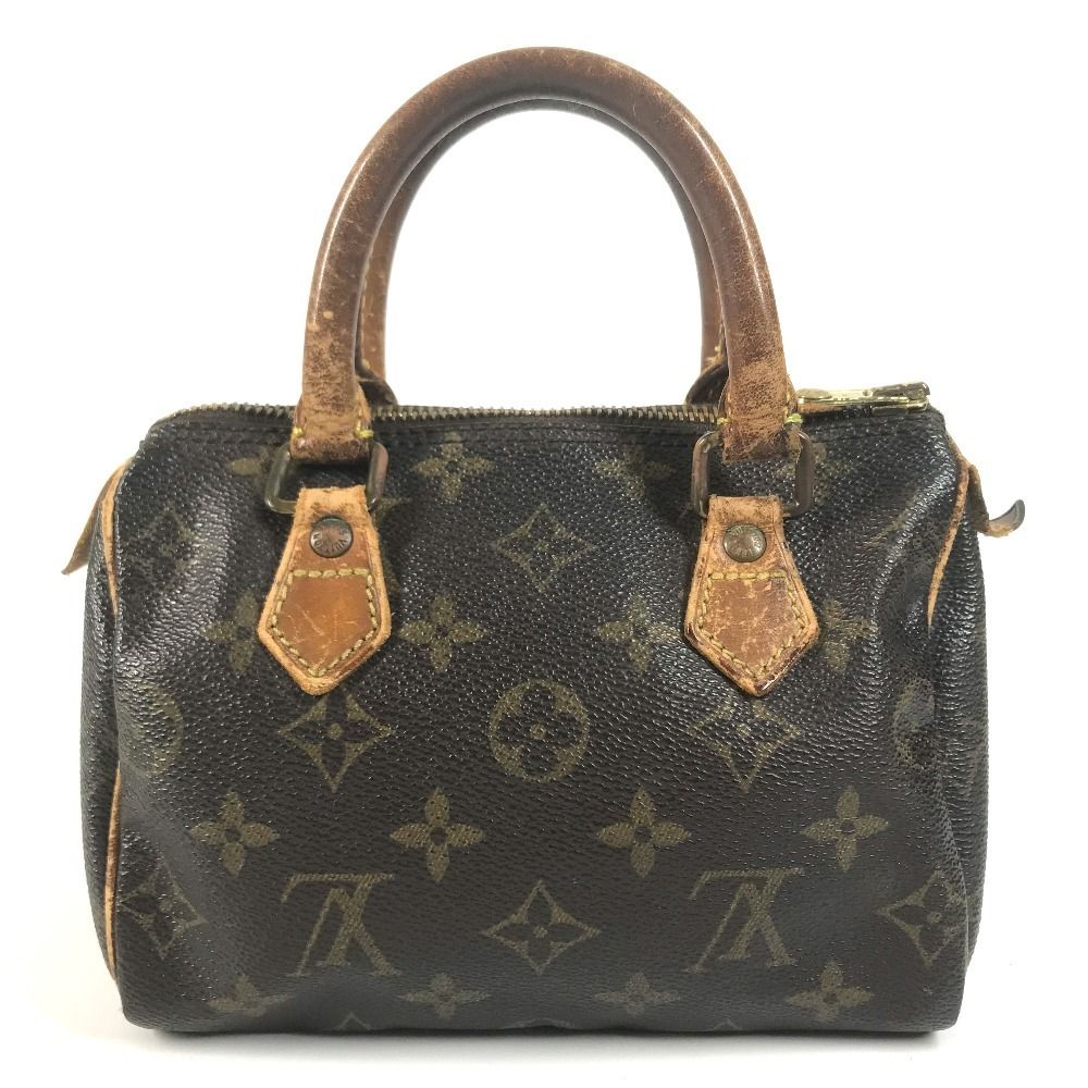 Louis Vuitton Handbag Mini Speedy Monogram Canvas Brown — view 2