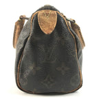Louis Vuitton Handbag Mini Speedy Monogram Canvas Brown — view 3