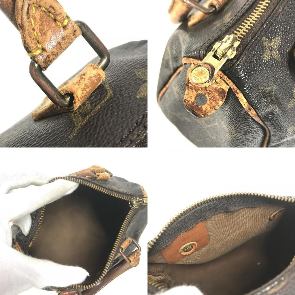 Louis Vuitton Handbag Mini Speedy Monogram Canvas Brown — view 8