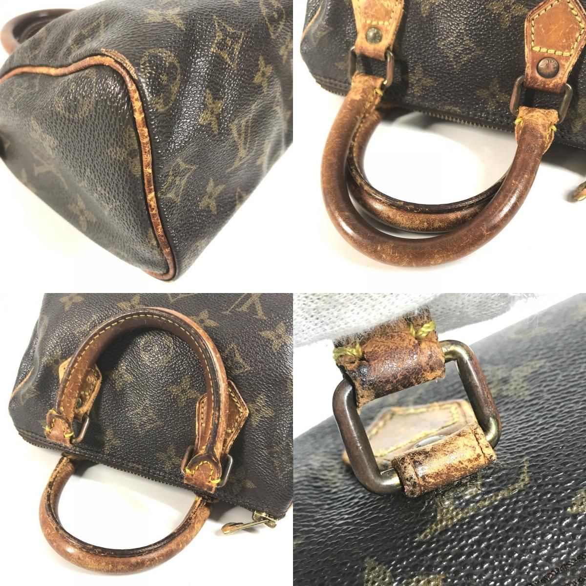 Louis Vuitton Handbag Mini Speedy Monogram Canvas Brown — view 7