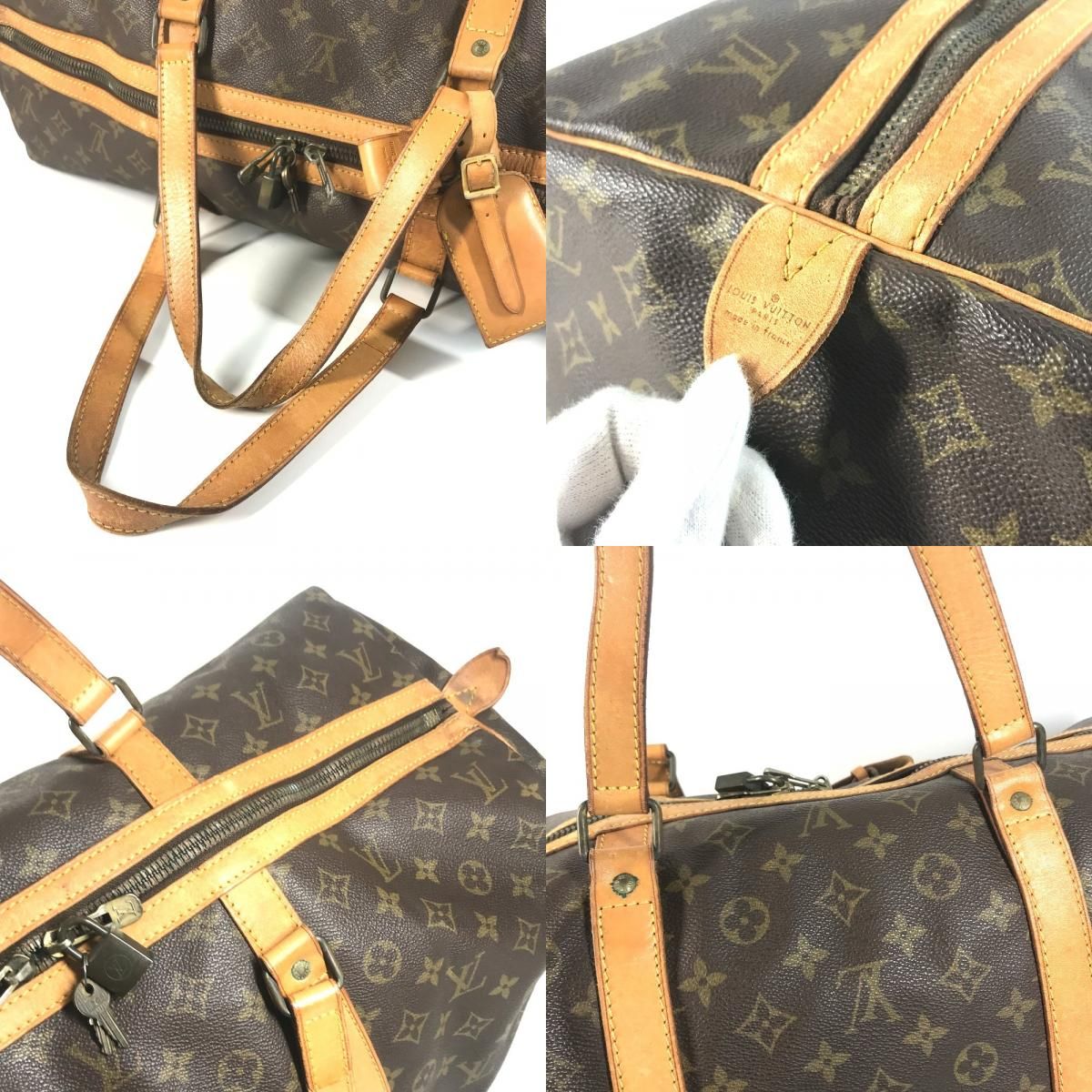 Louis Vuitton Boston Bag Sac 55 Monogram Canvas Brown — view 8