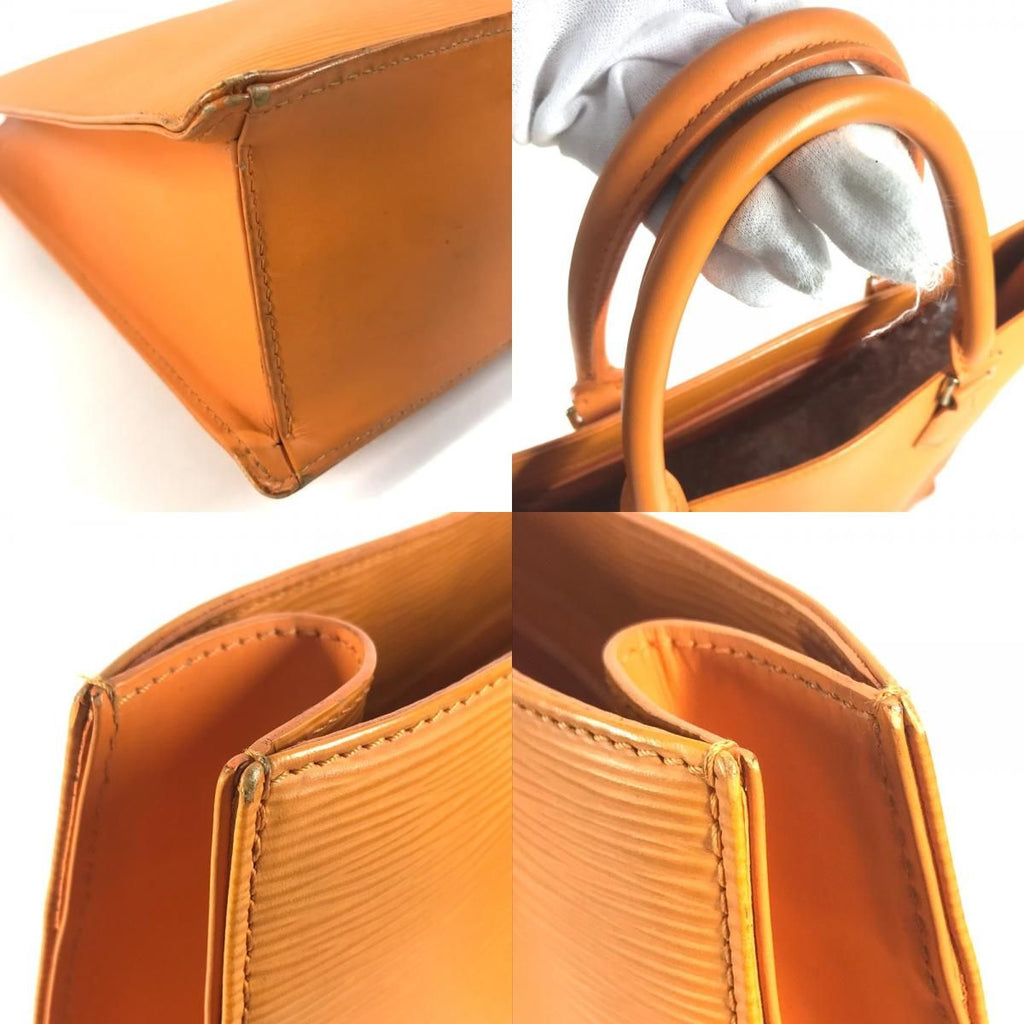 Louis Vuitton Tote Sac Plat GM Epi Leather Mandarin Orange — view 7
