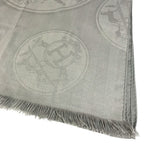 Hermes Shawl New Libris Cashmere Gray Scarf — view 5