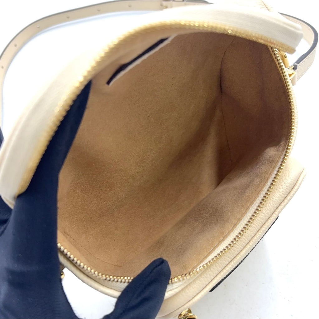 Louis Vuitton Mini Bum Monogram Empreinte Leather Ivory Belt Bag Gold — view 3