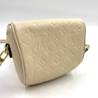 Louis Vuitton Mini Bum Monogram Empreinte Leather Ivory Belt Bag Gold — view 5