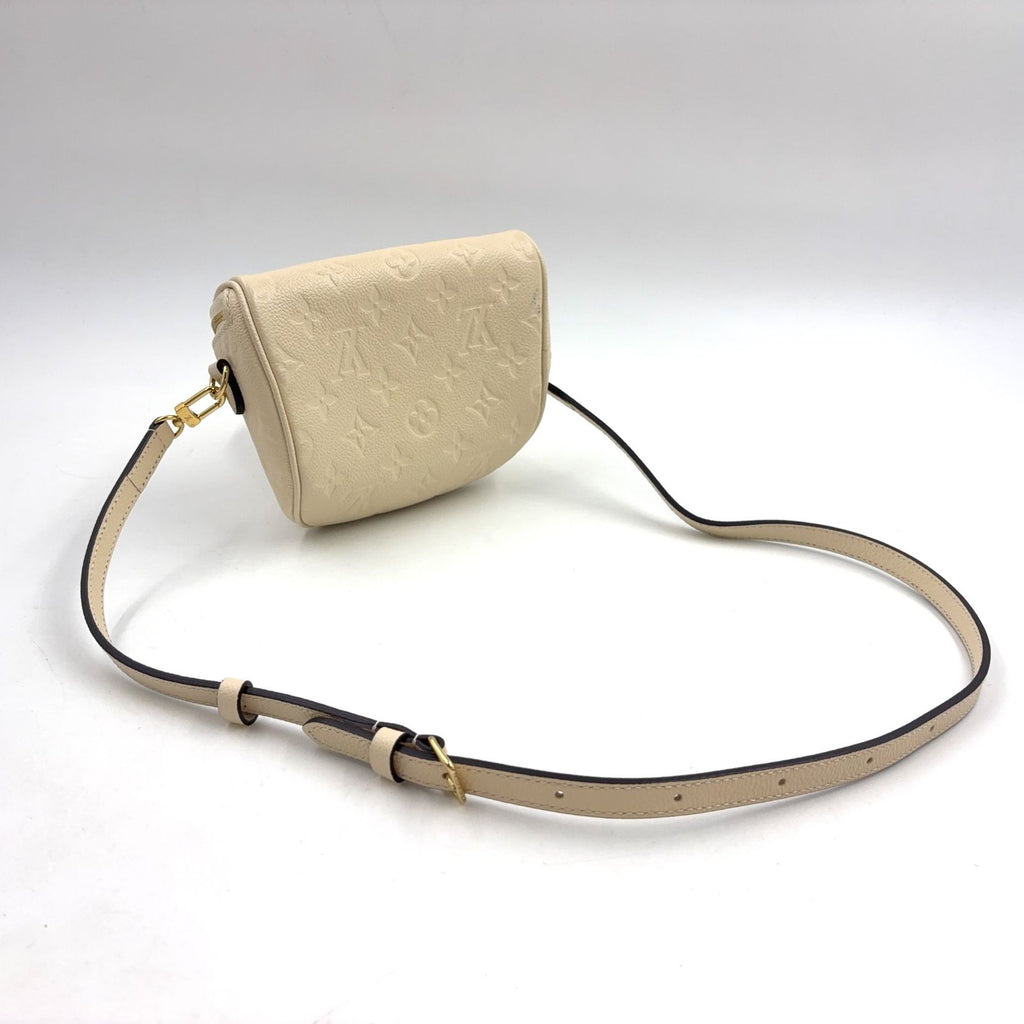 Louis Vuitton Mini Bum Monogram Empreinte Leather Ivory Belt Bag Gold — view 2