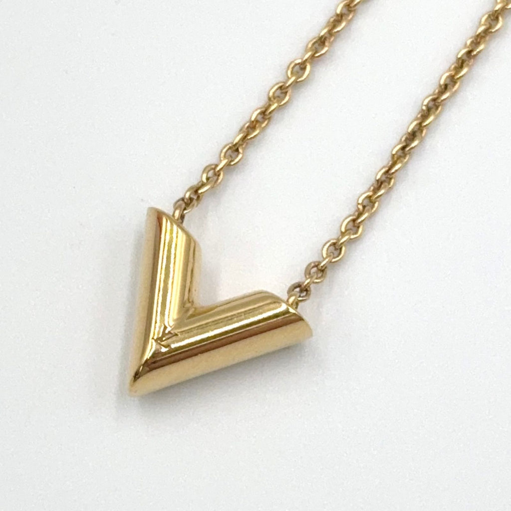 Louis Vuitton Essential Metal Gold Necklace