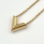 Louis Vuitton Essential Metal Gold Necklace — view 2
